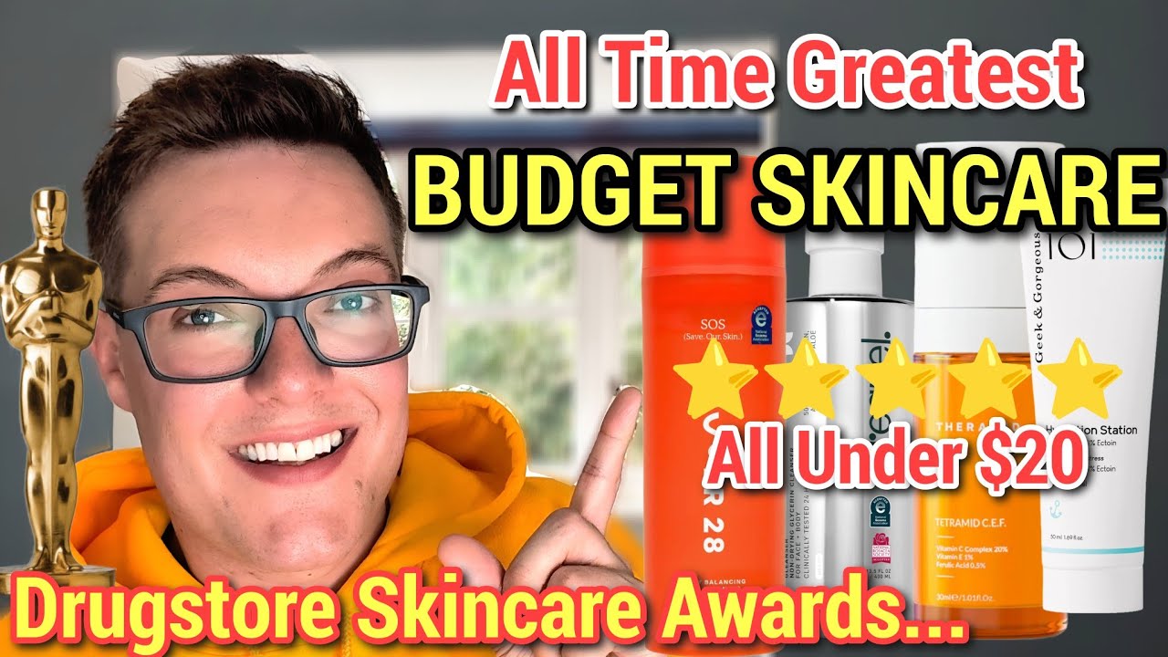 GREATEST BUDGET SKINCARE EVER - Top 3 Drugstore Skincare In Every Category