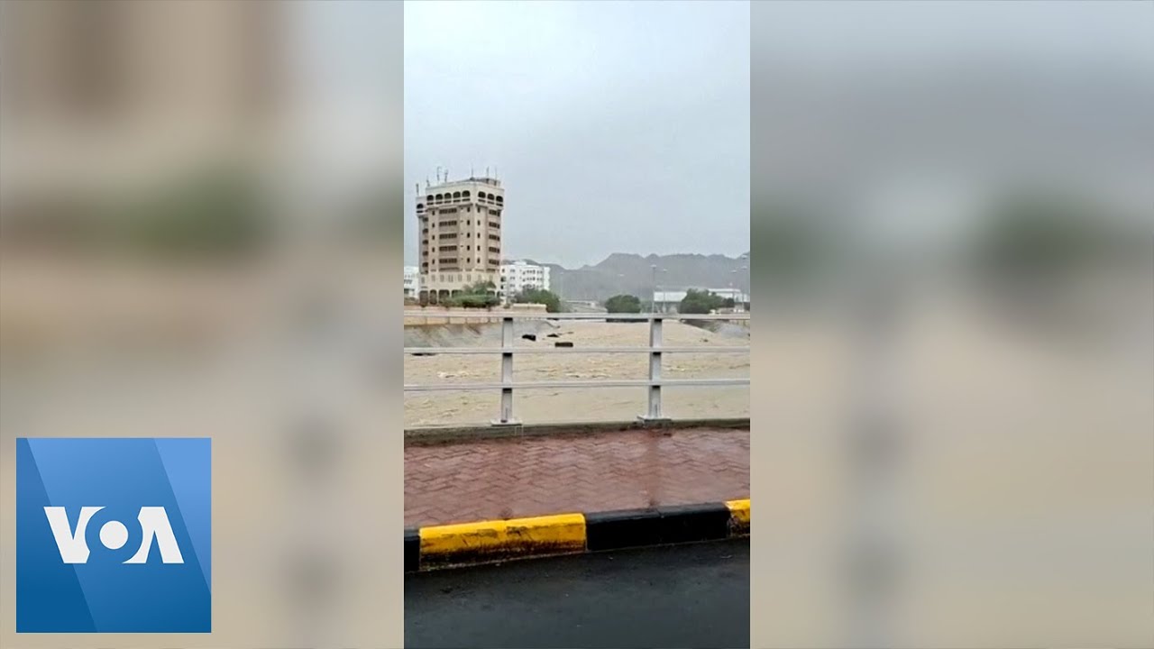 Cyclone Floods Streets of Oman