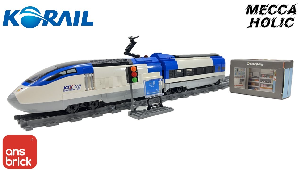 Ansbrick KORAIL KTX-sancheon speed build