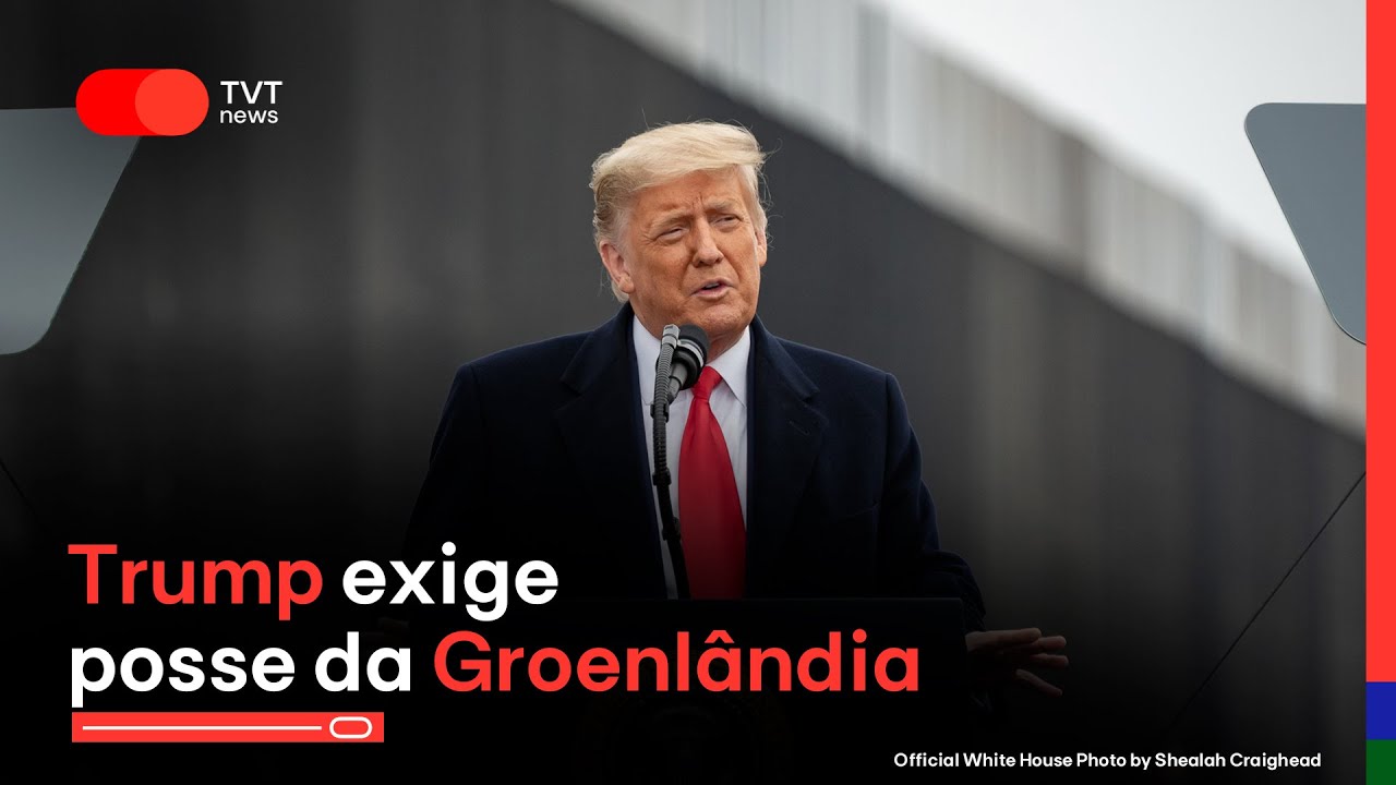 Trump exige posse da Groenl&acirc;ndia | TVT News 1&ordf; Edi&ccedil;&atilde;o - 19/01/26
