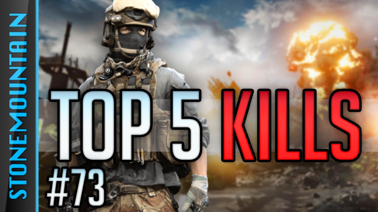 Top 5 Epic Battlefield 4 Clips (Sniper Collateral, Lucky Snipe, Epic Headshot, RodeoZook) 