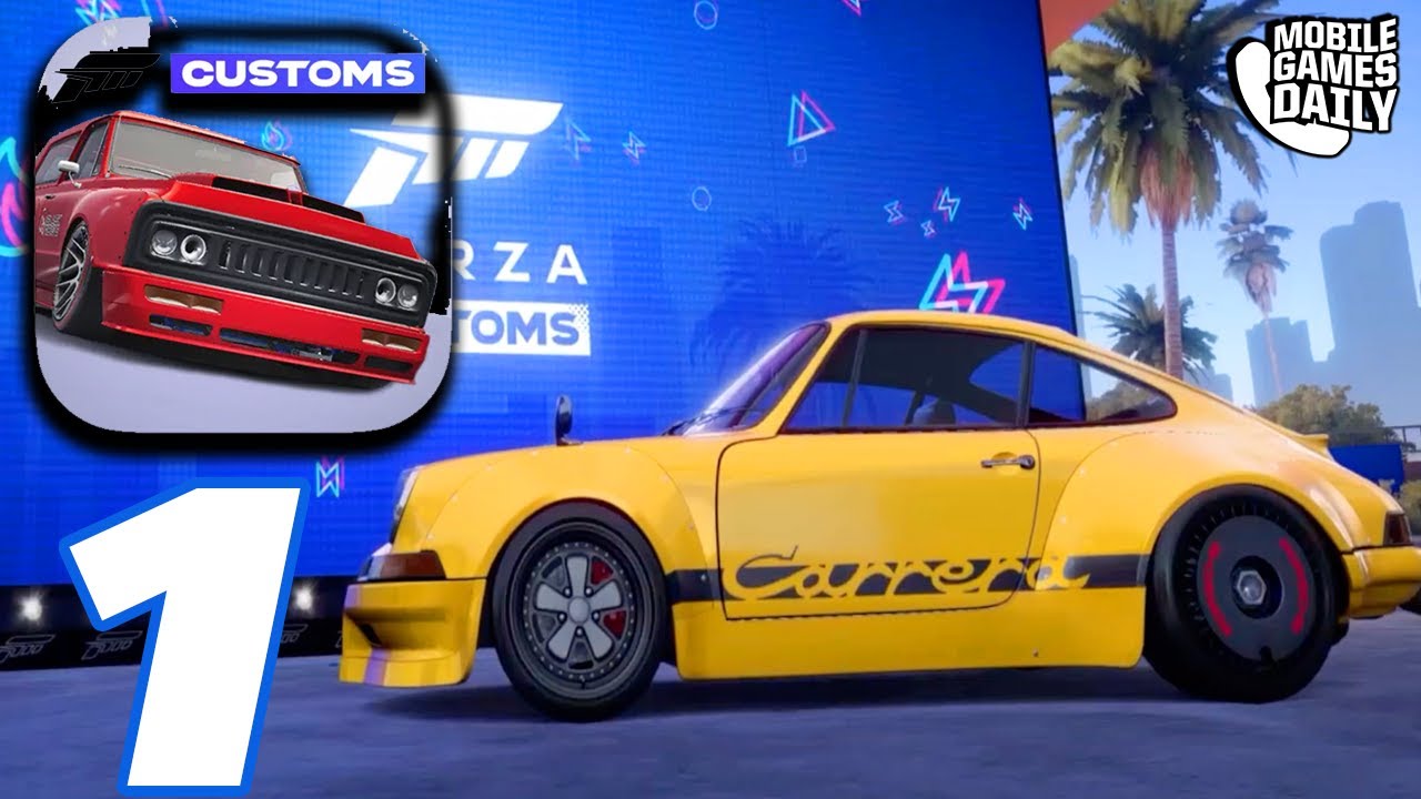 FORZA CUSTOMS Gameplay Walkthrough Part 1 - Car Customisation Game (iOS, Android)