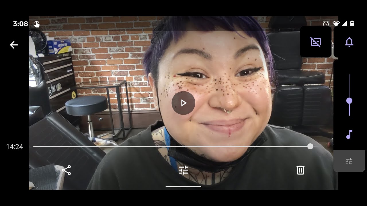 Trying a new freckle tattoo technique