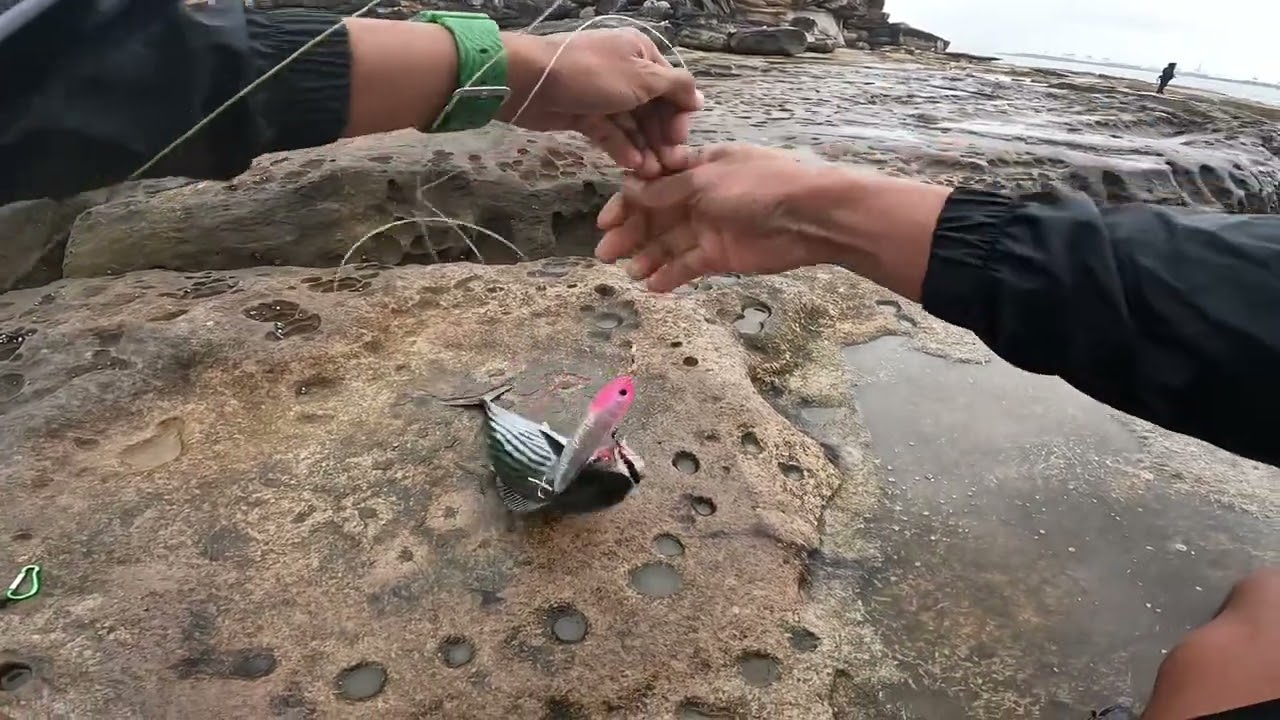 fishing in the rain , Sydney,Australia