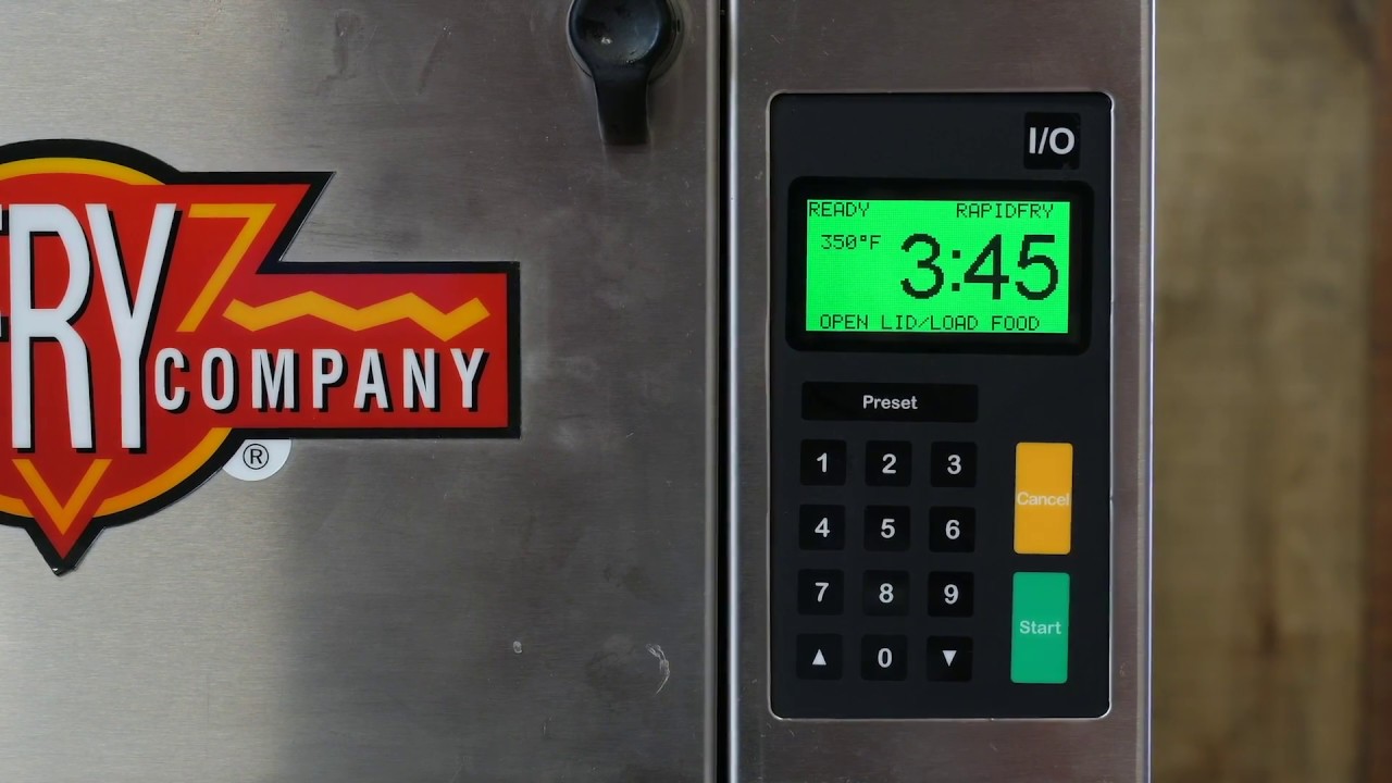 Perfect Fry Cooking with Rapid Fry then to Standby Mode