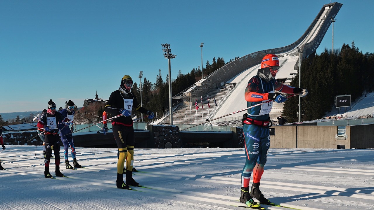 Holmenkollmarsjen 2026 - Håvard Solås Taugbøl og Anikken Gjerde Alnæs seiret