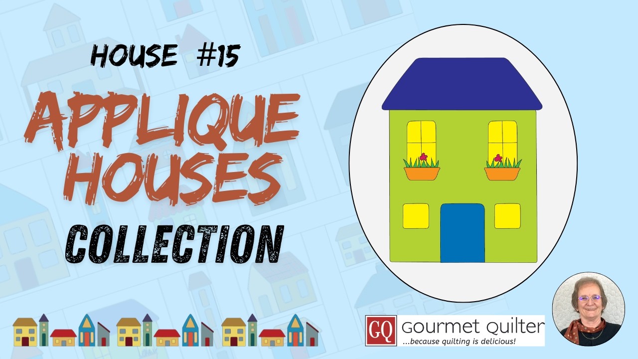 Houses  -  Applique 15 - Tasty Treats 2020