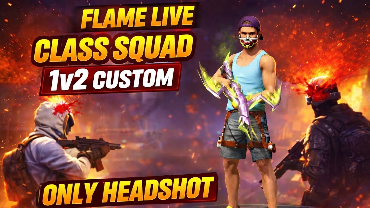 1v2 custom room flame vs 2 grandmaster player.☠️💯. #freefireclips#trending#freefire
