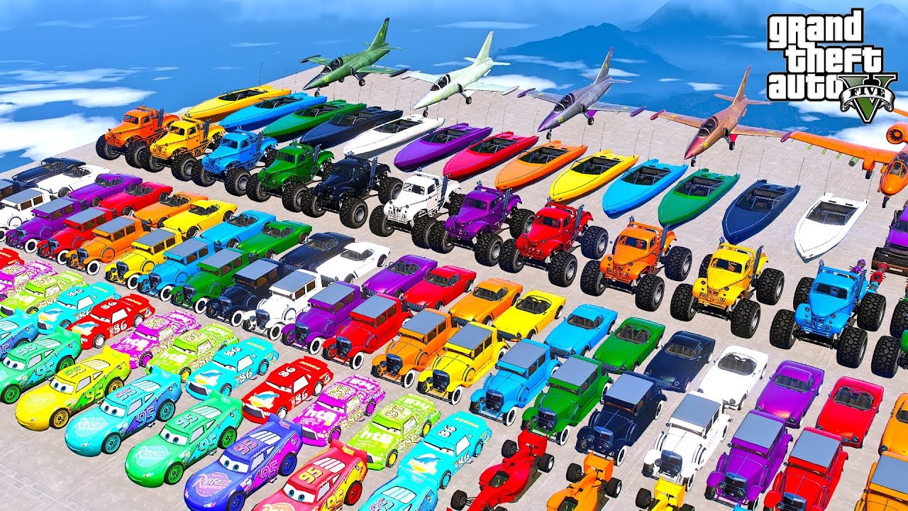 Insane GTA 5 Stunt Racing Madness: Spidey Rambo Takes On Supercars, Bikes, Monster Trucks, & More