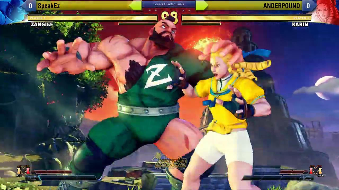 SpeakEz (Zangief) vs ANDERPOUND (Karin) - SFVCE - Okizeme #22