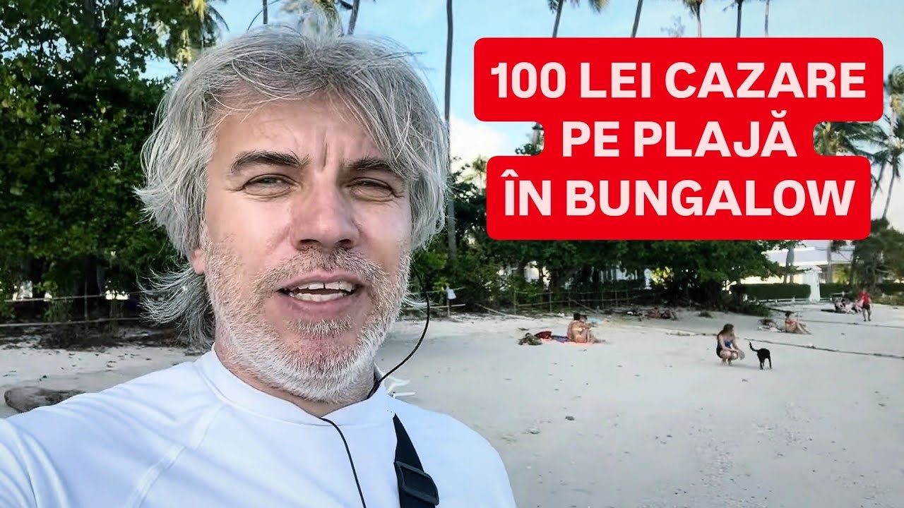 INSULA KOH SAMUI - CAZARE 100 LEI BUNGALOW pe PLAJĂ, doar 15 LEI o MASĂ la RESTAURANT și PLAJE TOP