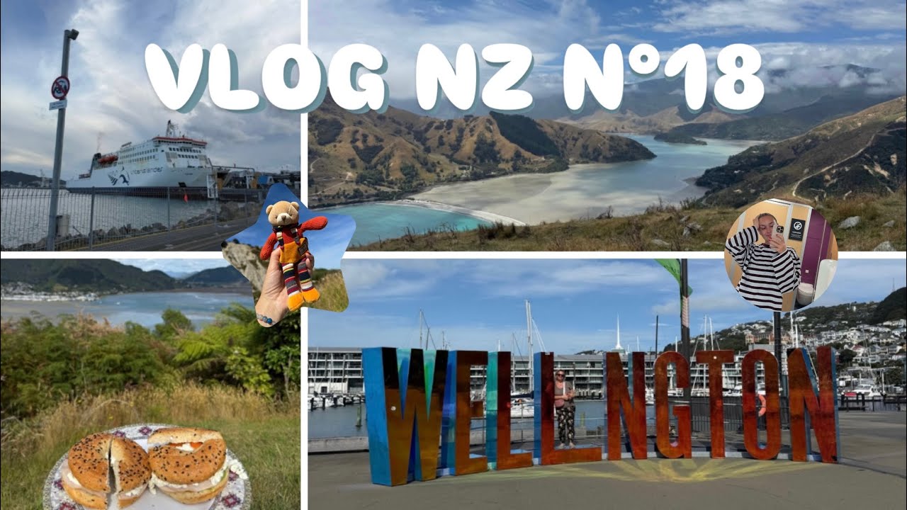Vlog NZ n°18 : Bye bye l’île du nord !!🚢🇳🇿
