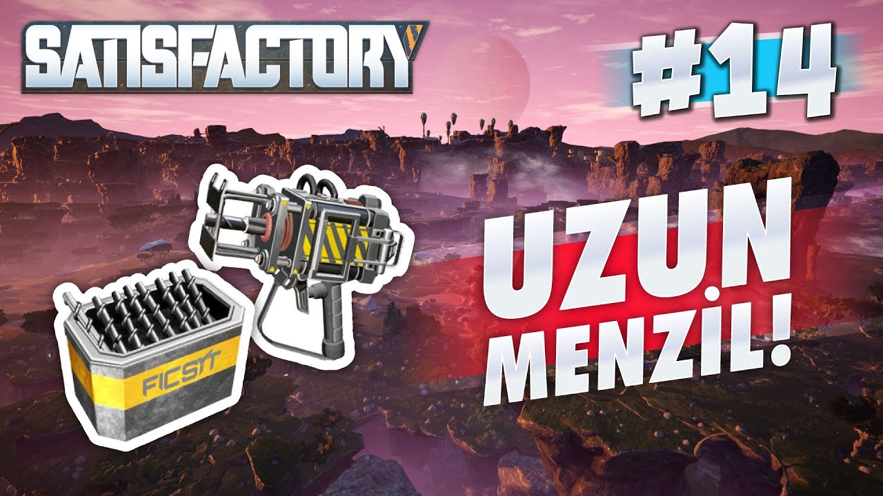 DEMİR TABANCASI MEYDANLARDA! / UZAK MESAFE ATIŞLAR ÇOK KOLAY OLACAK! / SATISFACTORY #13