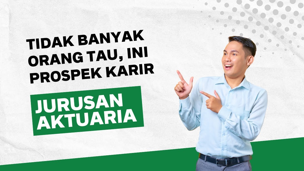 Prospek karir lulusan jurusan Aktuaria ITS