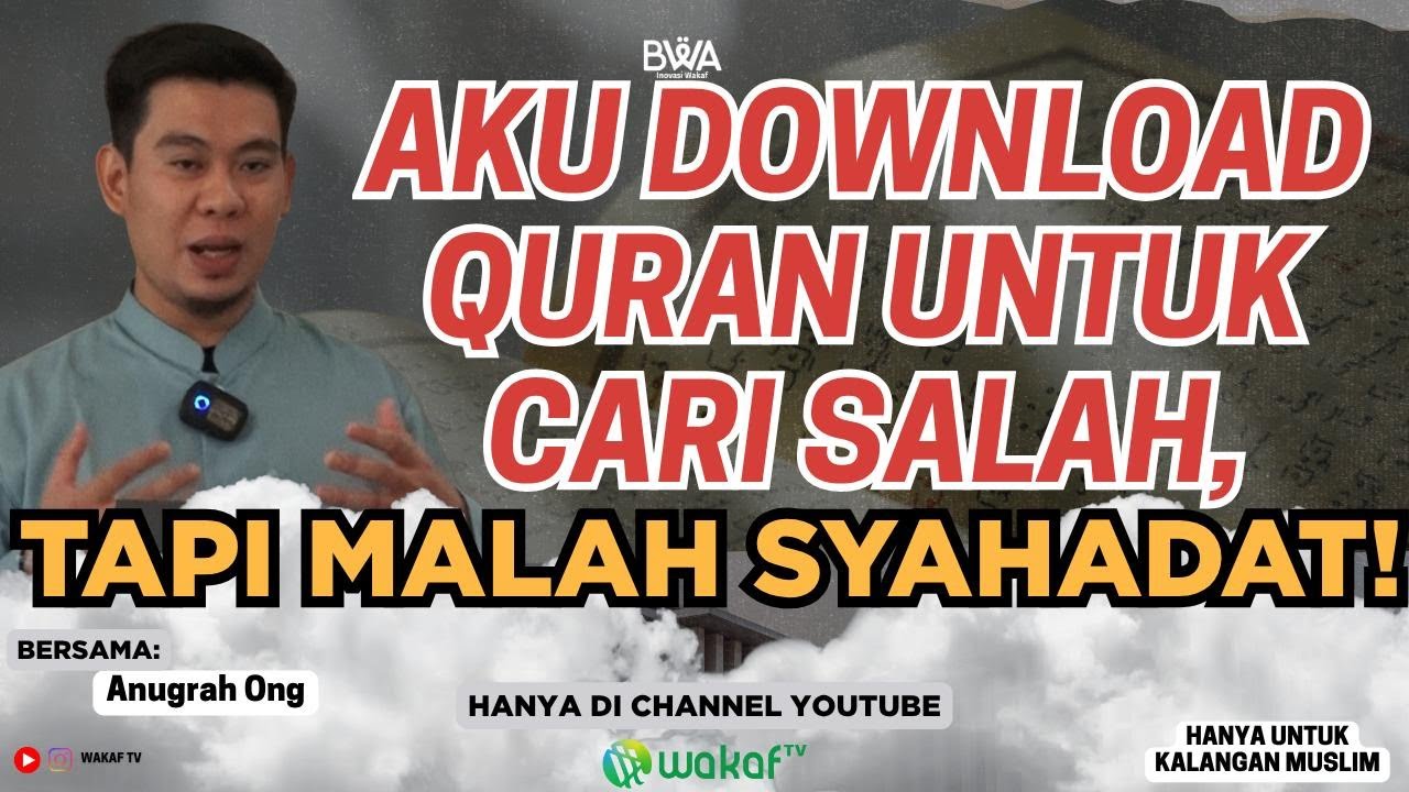 MUALAF EKS-KRISTEN KARISMATIK BONGKAR ISLAMOPHOBIA-nya!