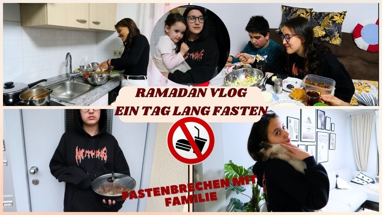 ERSTER RAMADAN VLOG - 1 TAG kein ESSEN kein TRINKEN - MILEY IST ZURÜCK!! FASTENBRECHEN MIT FAMILIE