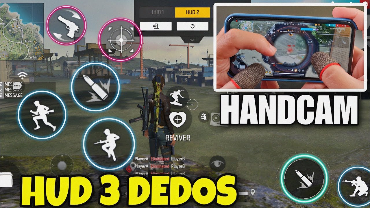 HUD 3 DEDOS DO MARTINZ - HANDCAM 👑💙