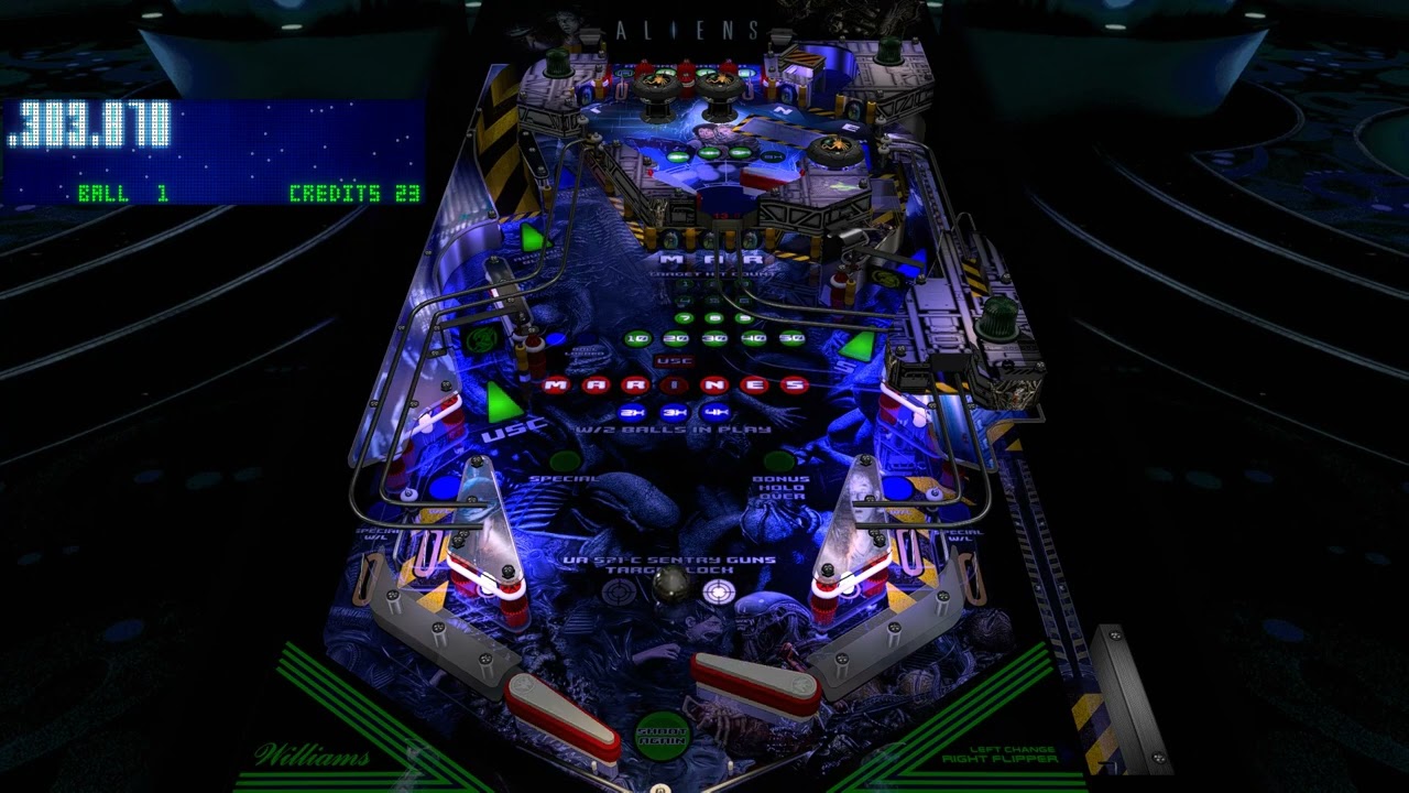 Aliens (Original 2020) - BurtMacklin - Visual Pinball X / VPX - USC MARINES & 8x EoBB Multiplier!