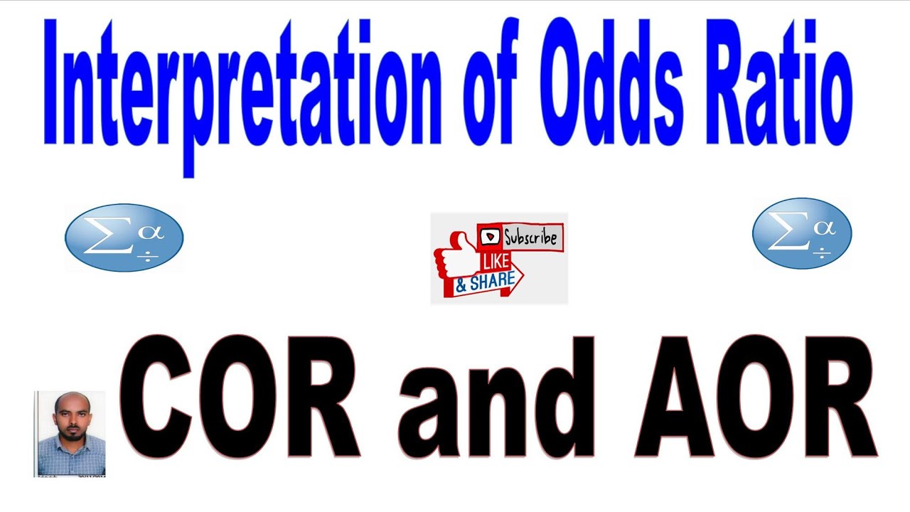 Interpretation of Odds Ratio COR and AOR Amharic Lecture