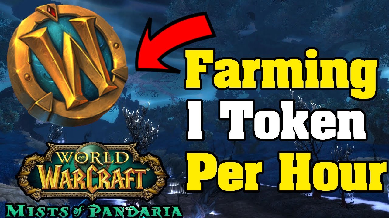 Earning 1 WoW Token PER HOUR! MoP Classic Goldfarm