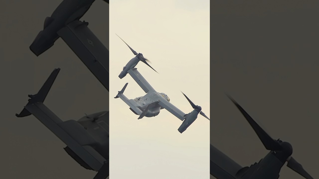V-22 Osprey convert into vertical