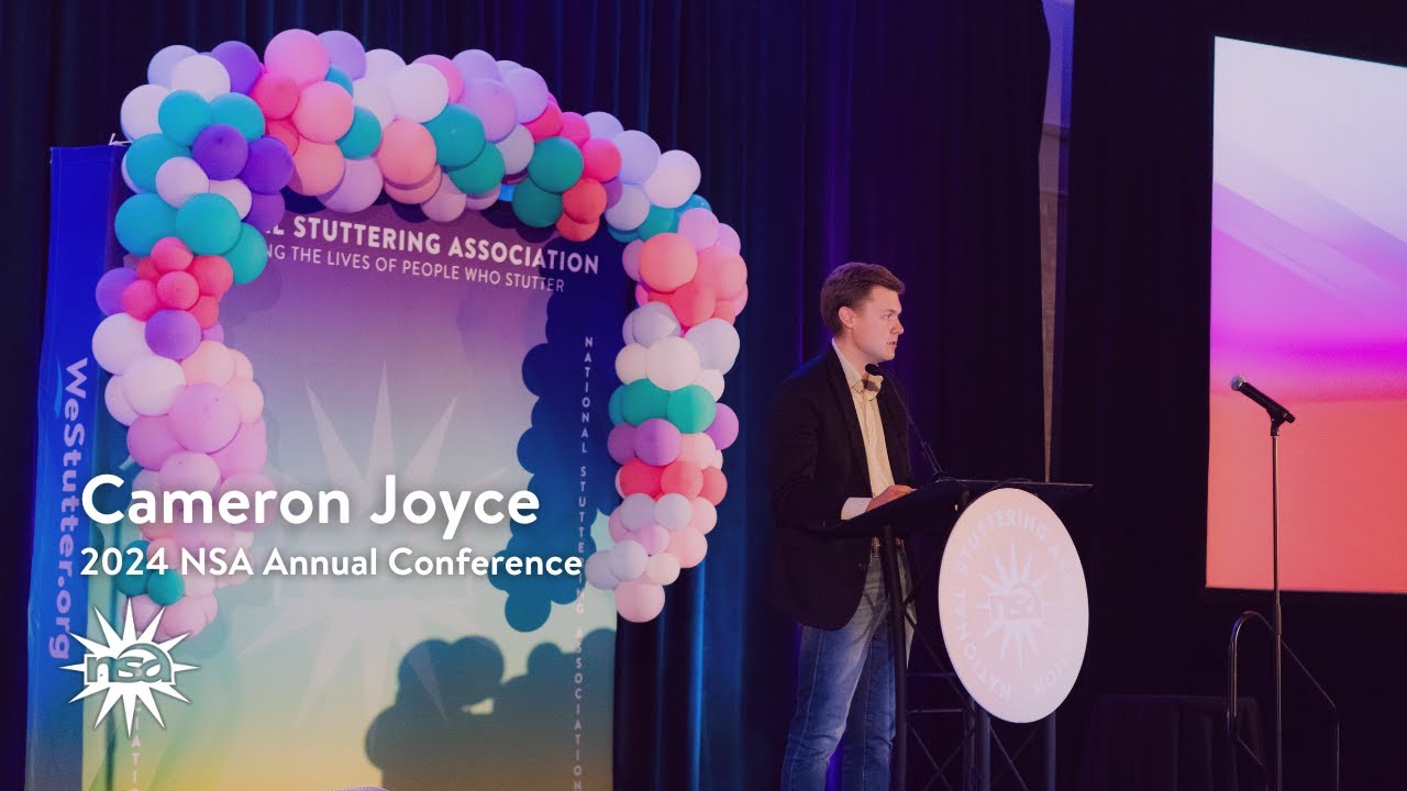 NSA Storytellers |  Cameron Joyce | 2024 National Stuttering Association Annual Conference