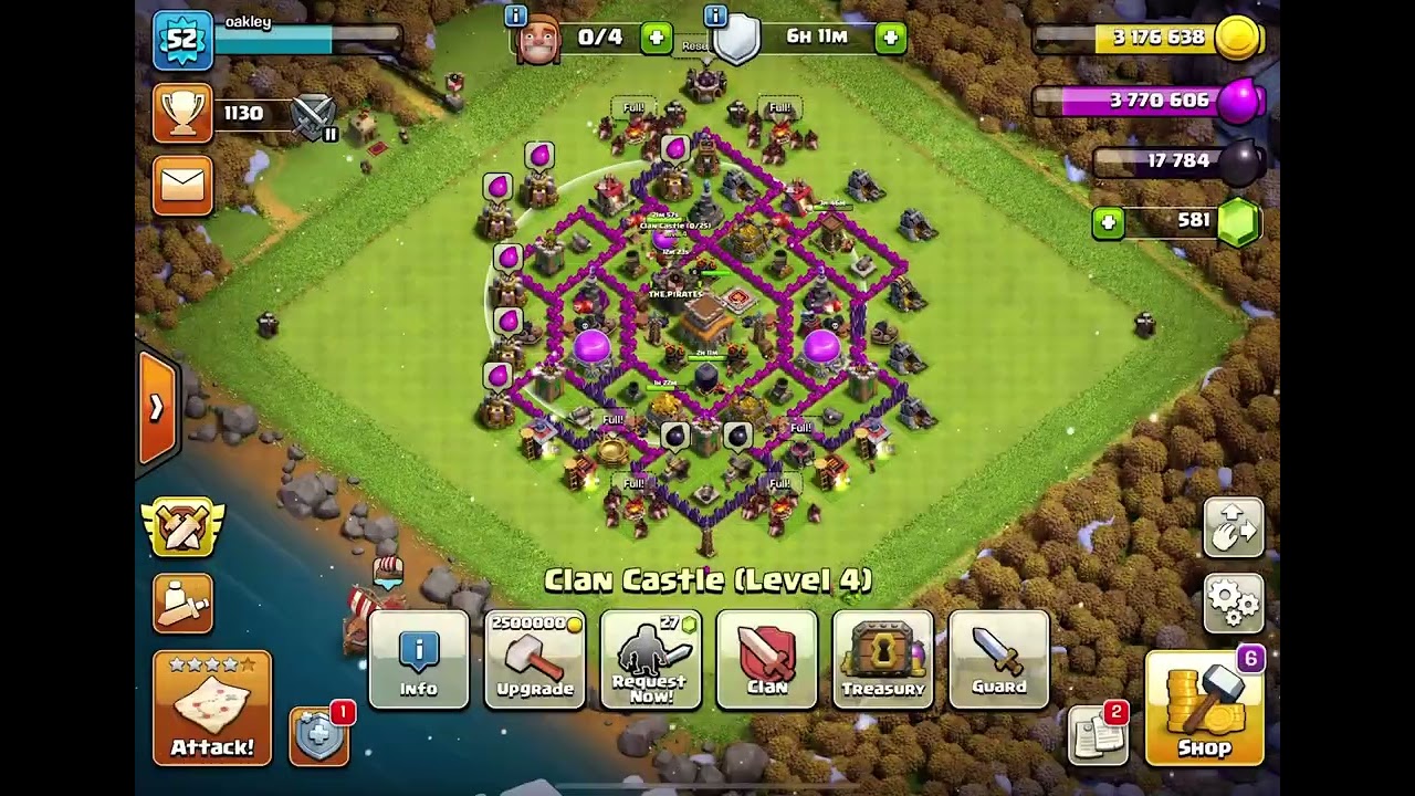 Collecting Clash of Clans treasury