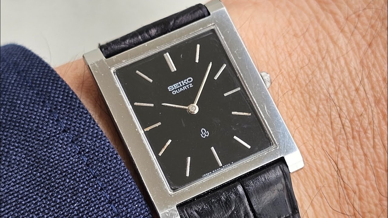 Seiko tank vintage bao công đẹp, sang, lịch lãm