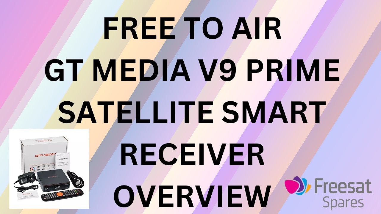 Спутниковый теле- и радиоресивер GT MEDIA V9 PRIME — мини-приставка, продаётся через FreesatSpare...