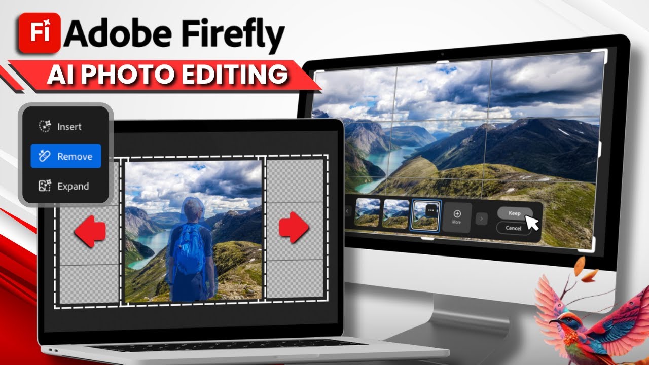 Как использовать генеративную заливку Adobe Firefly | Редактирование фотографий с помощью ИИ