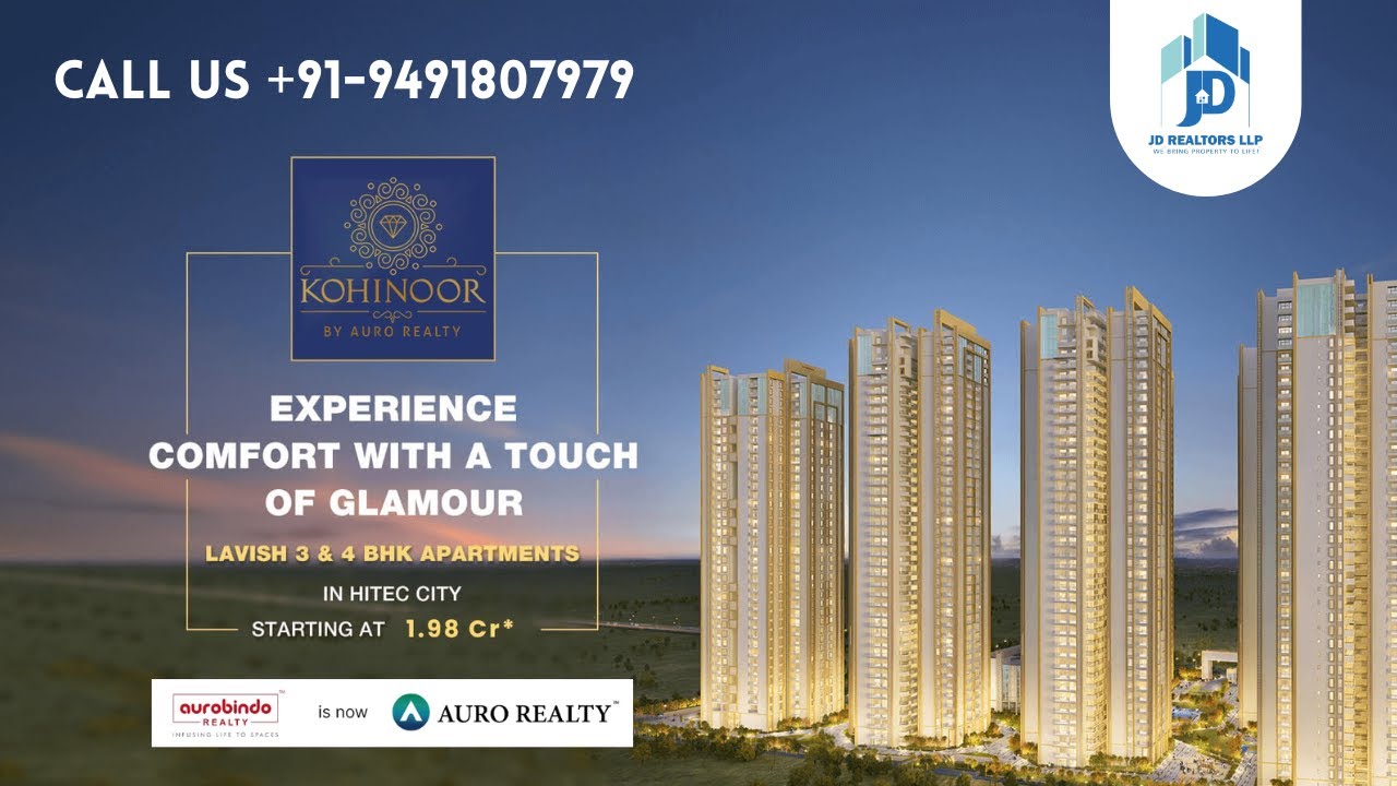 KOHINOOR IN HITECH CITY BY AURO REALTY | AUROBINDO REALTY