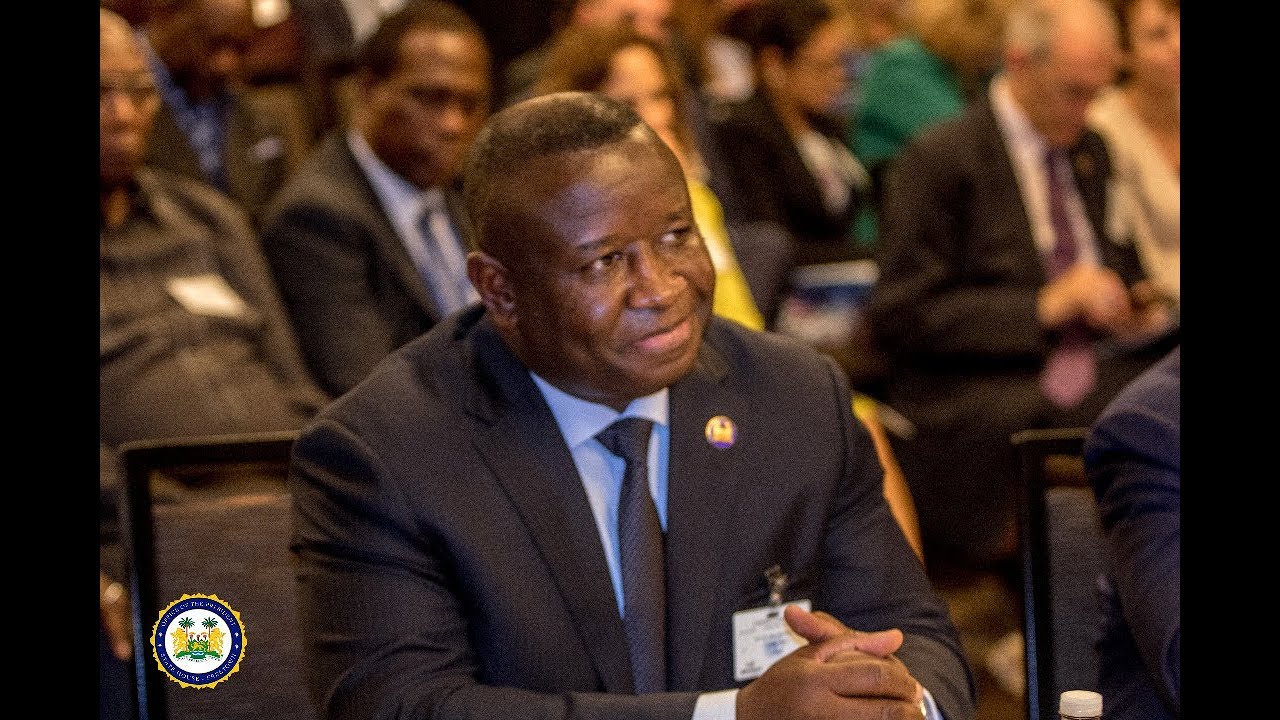 PRESIDENT BIO MEETS WITH SIERRA LEONEANS IN WASHINGTON DC