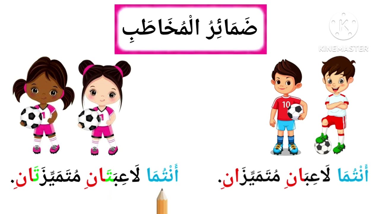 ضمائر المخاطب للصف الثالث الابتدائي