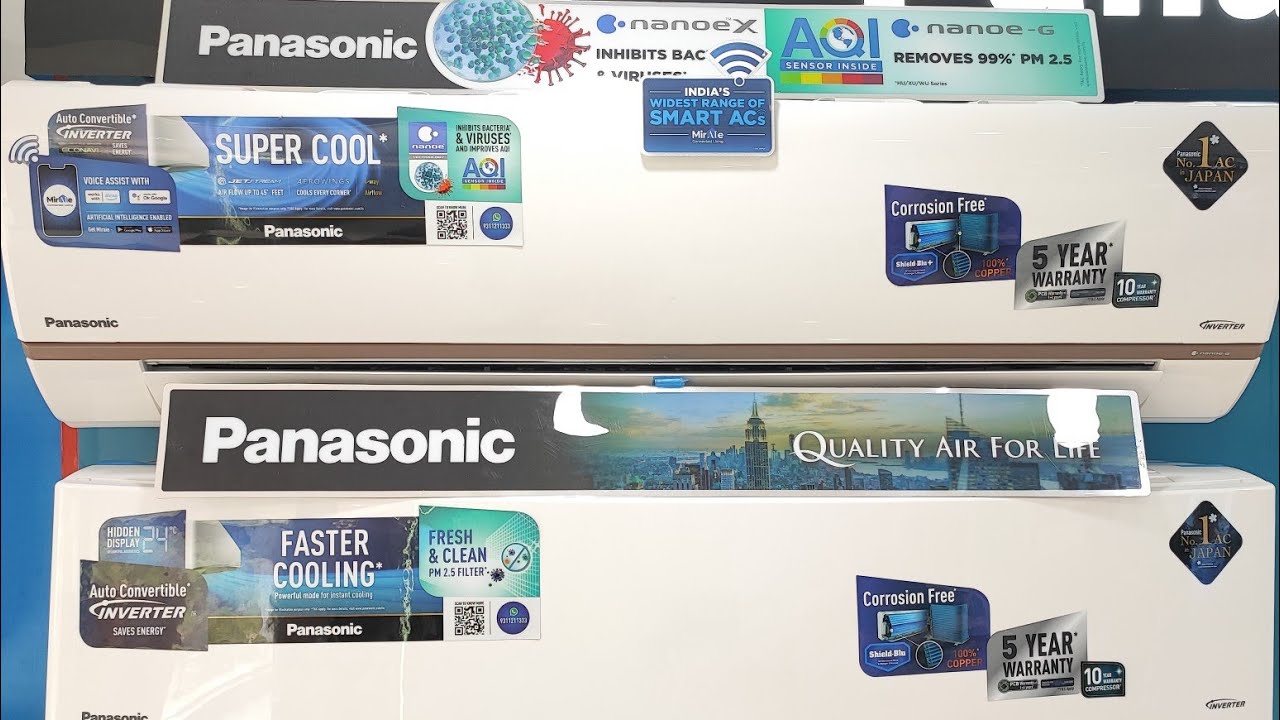 PANASONIC SMART AC |WIFI AUTO CONVERTIBLE| BEST 2022 MODEL |4 STAR | AIR PURIFIER MODEL