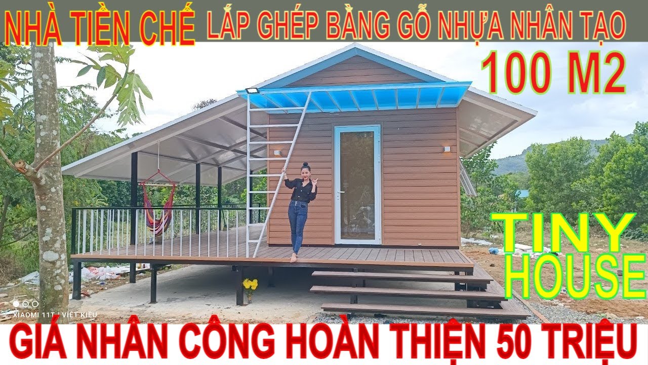 #49 NHÀ TIỀN CHẾ LẮP GHÉP BẰNG GỖ NHỰA NHÂN TẠO TẠI ĐẠ Mri. ĐẠ HUOAI. LÂM ĐỒNG