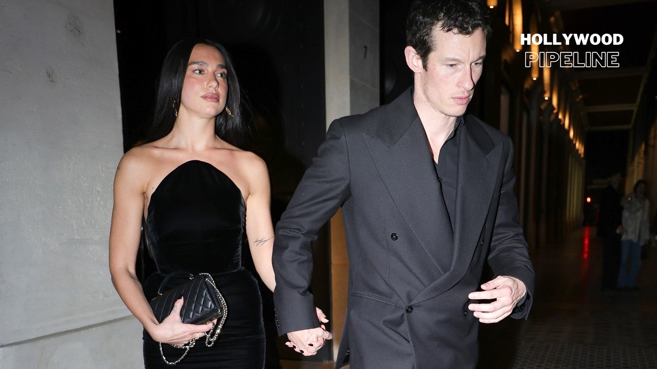 Dua Lipa & Callum Turner in Paris amid Engagement Rumors