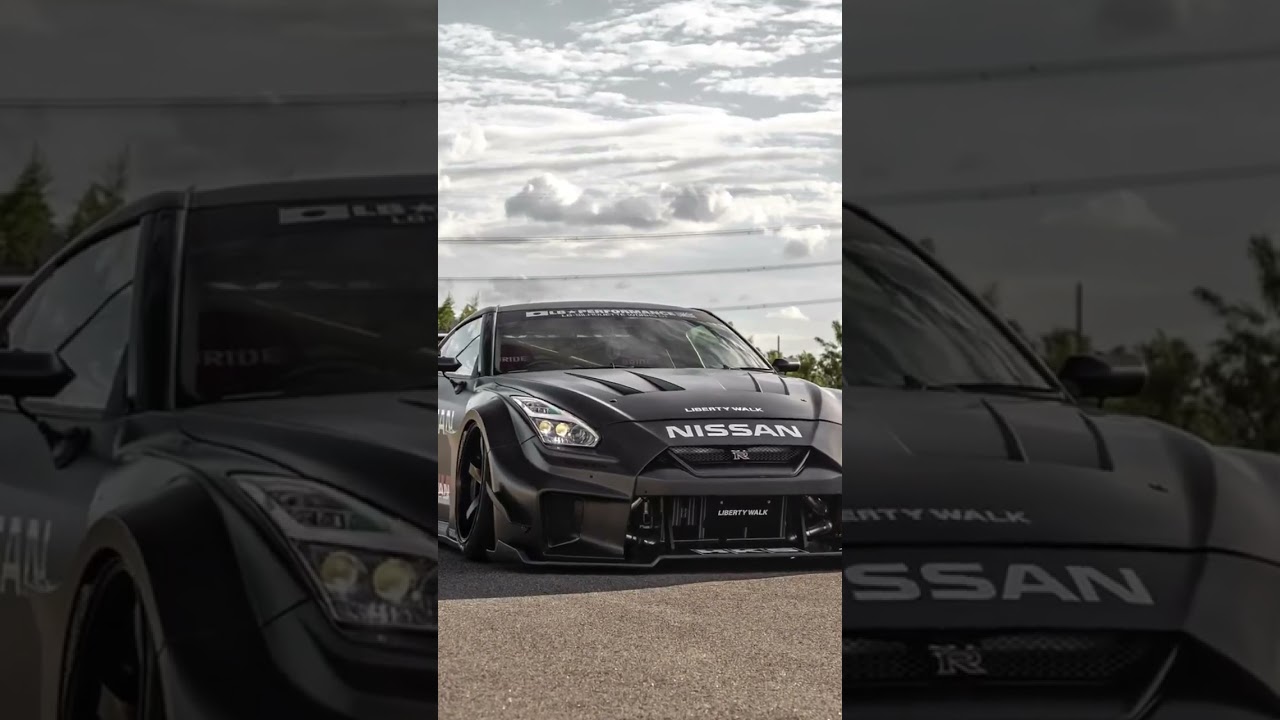 Nissan GTR-R35 liberty Walk 🖤👀