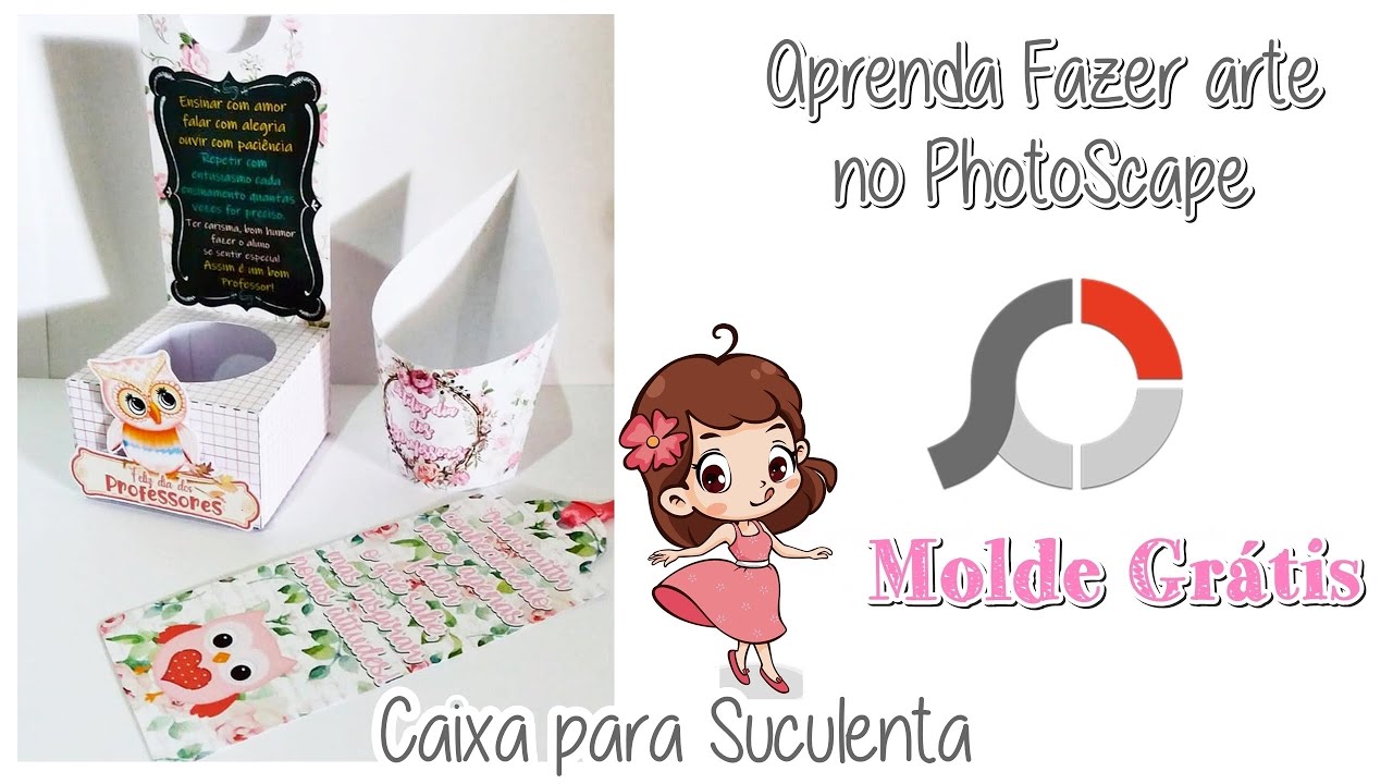 Como fazer Caixa Suculenta no PhotoScape