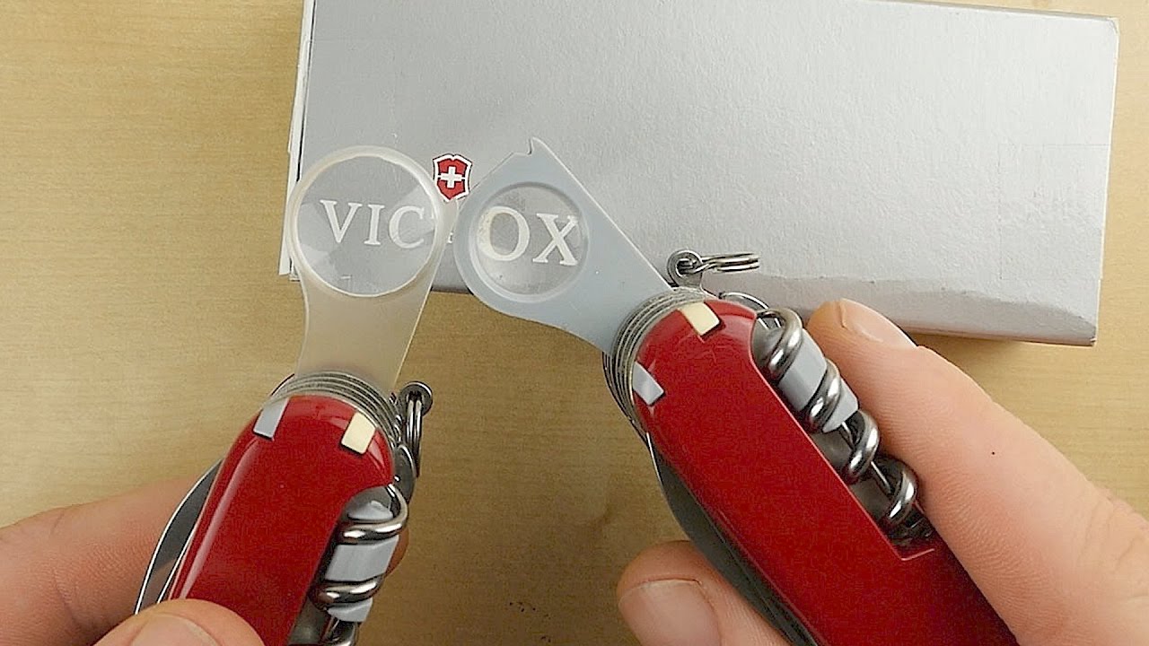 Victorinox Swisschamp // Alt vs. Neu // Unterschiede bei der Lupe // 1.6795 // DEUTSCH