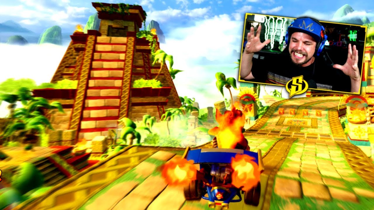 PYRAMIDE PAPU (2eme BOSS) | Les Crash Team Racing: Nitro-Fueled #4