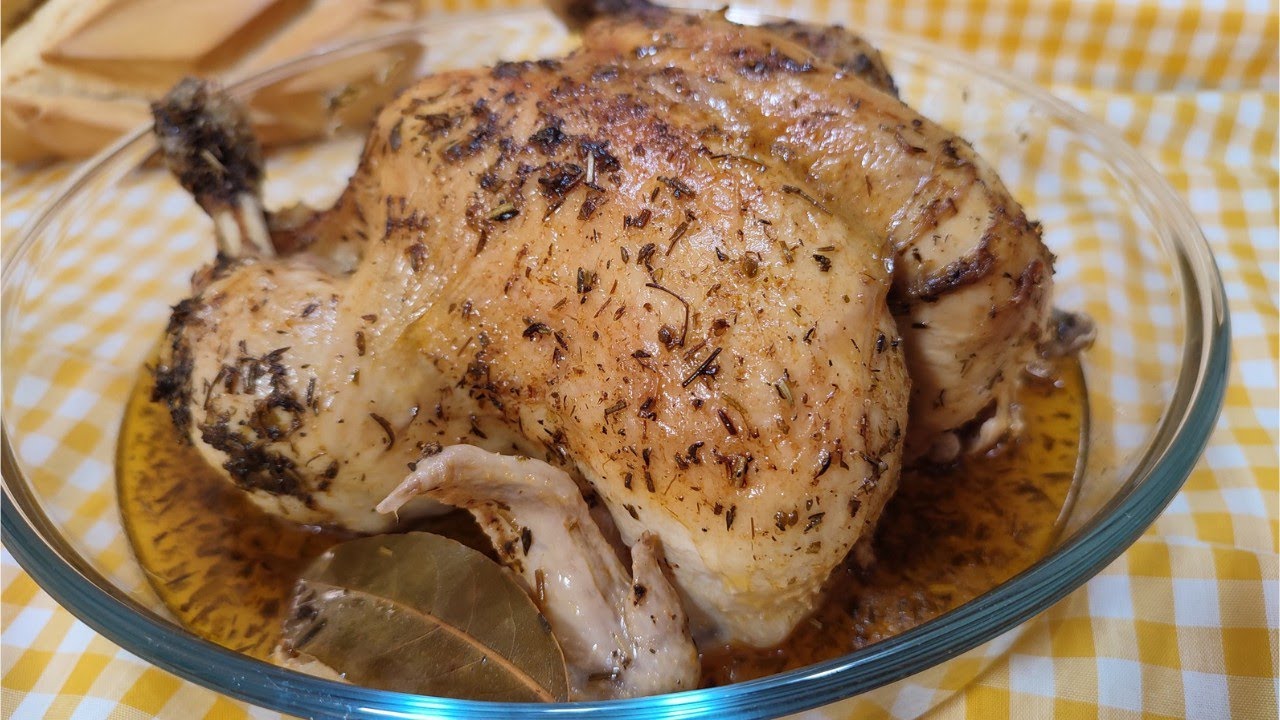 POLLO ASADO EN OLLA GM, sabor espectacular y carne muy tierna! #cecotec #ollasgm