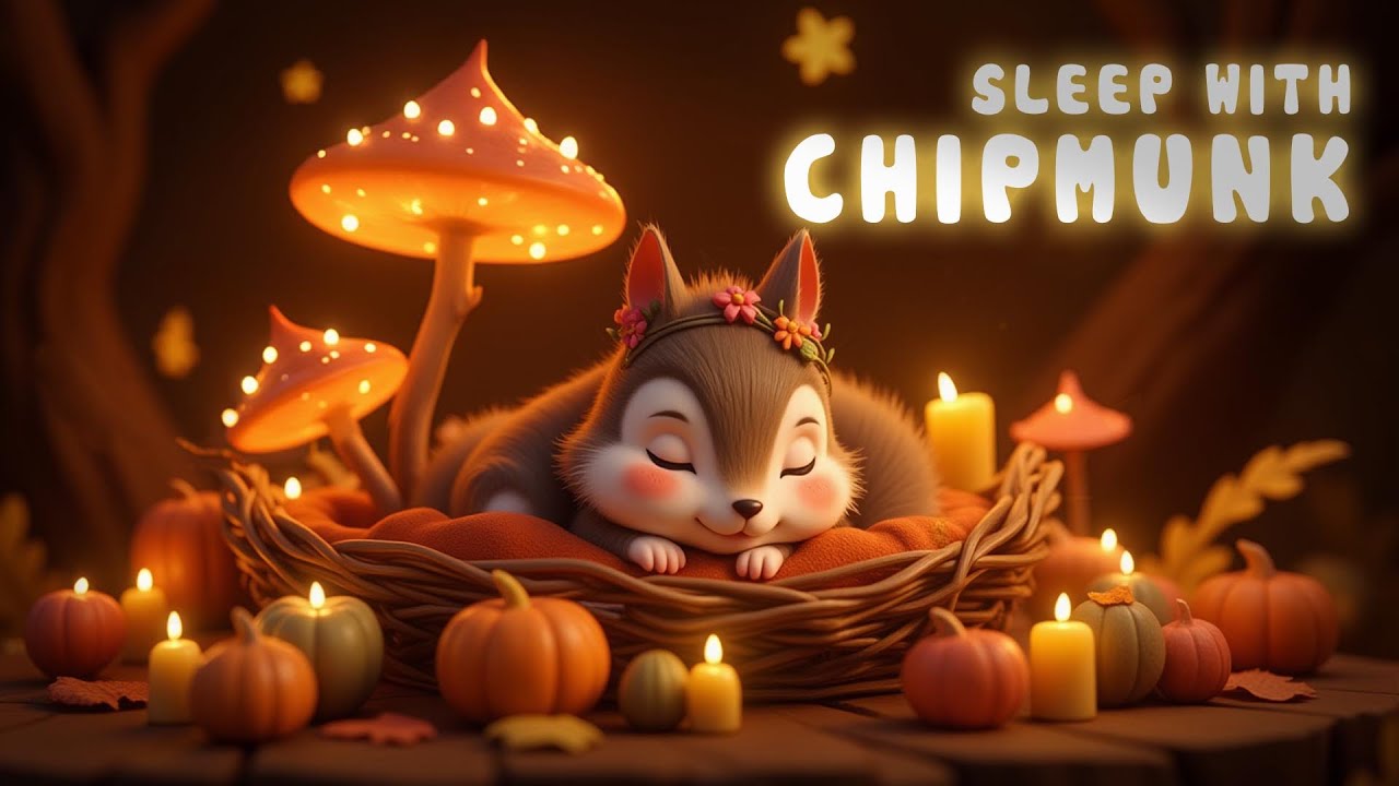 🐿️✨ Chipmunk's Sweet Lullaby - Calming Sleep Music for Babies