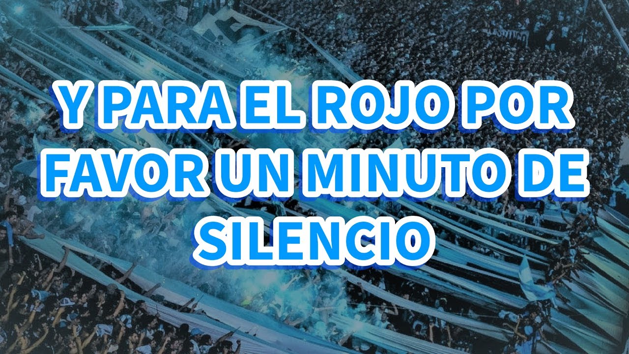 Y Para El Rojo Por Favor - Racing Club (LETRA)