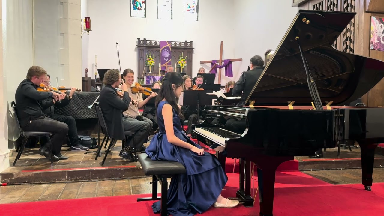 Chopin Piano Concerto No. 2 in F Minor, Op. 21, I. Maestoso - Alexis Lee, Age 13