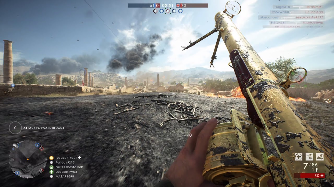 Battlefield 1: Conquest gameplay (No Commentary)