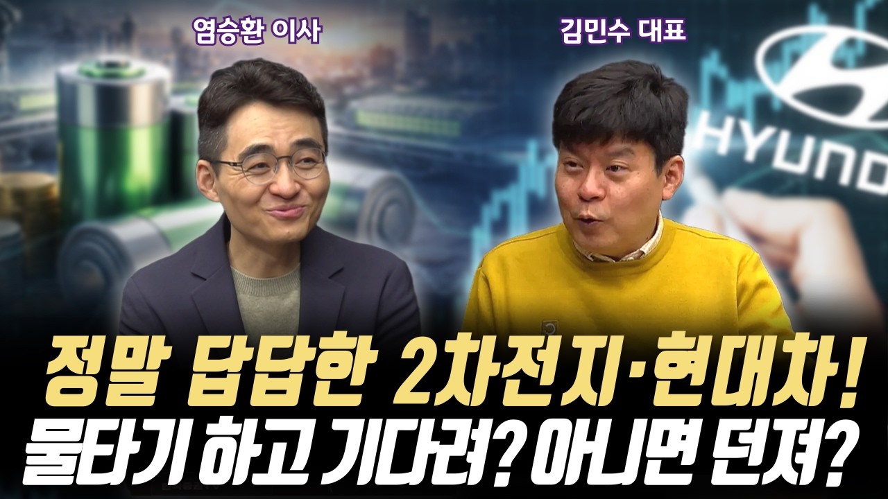 갈만하면 내리고.. 2차전지&middot;현대차 너무 답답하다! 기다려야 하나? 던져야 하나?ㅣLS증권 염승환 이사/레몬리서치 김민수 대표ㅣ꼭 봐야하는 주도주 투자전략#반도체#2차전지#투자전략