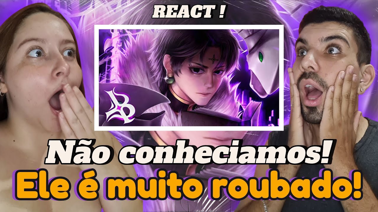 Blxck - Teia (Chrollo Lucilfer) | 🔥REACT CASAL NERD