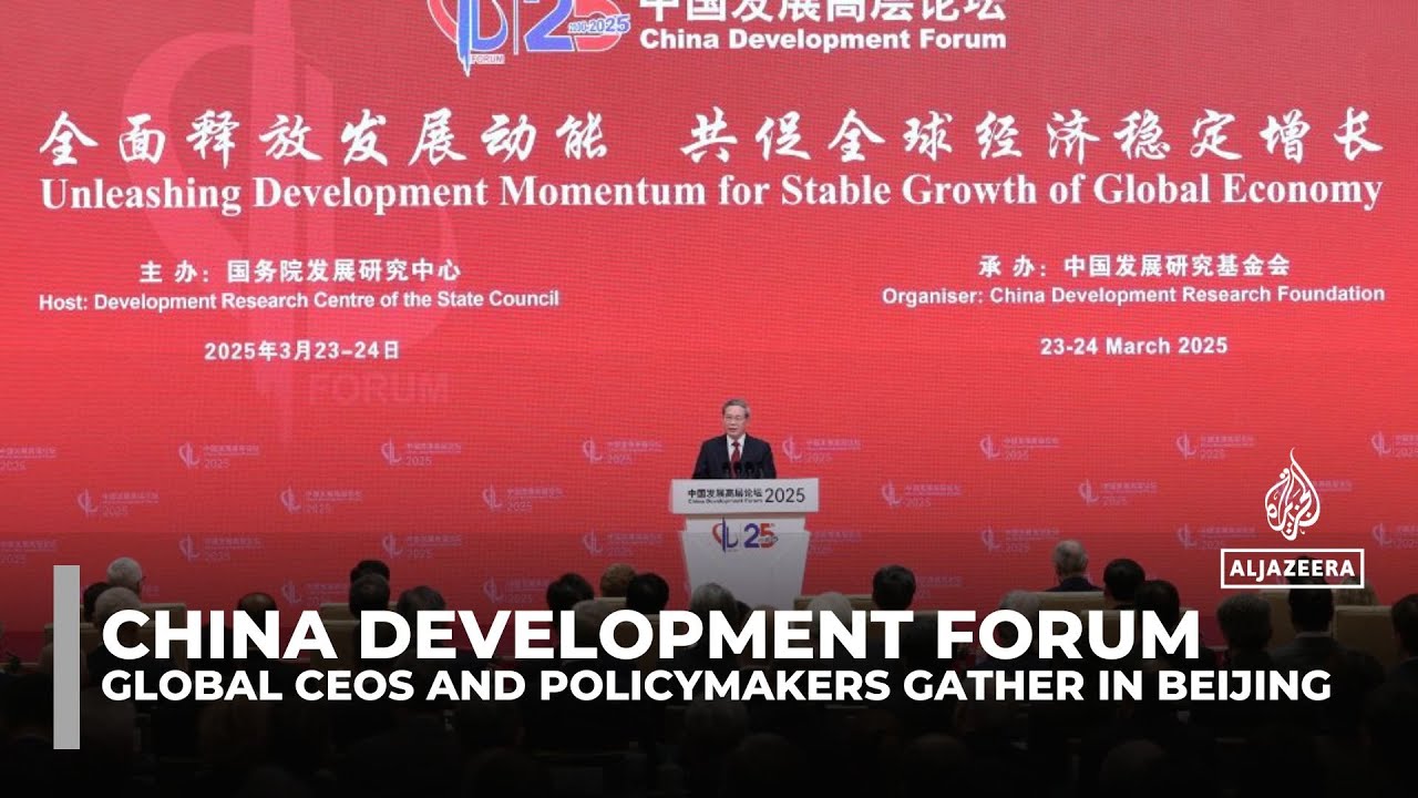 China Development Forum: Beijing woos global CEOs, promotes globalisation amid trade tensions