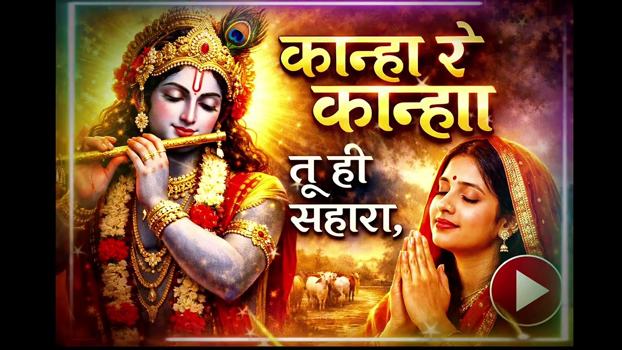 Kanha Re Kanha Tu Hi Sahara | Krishna Bhajan 2026 | Radhe Radhe Song | Bhakti Garba#trending #viral 