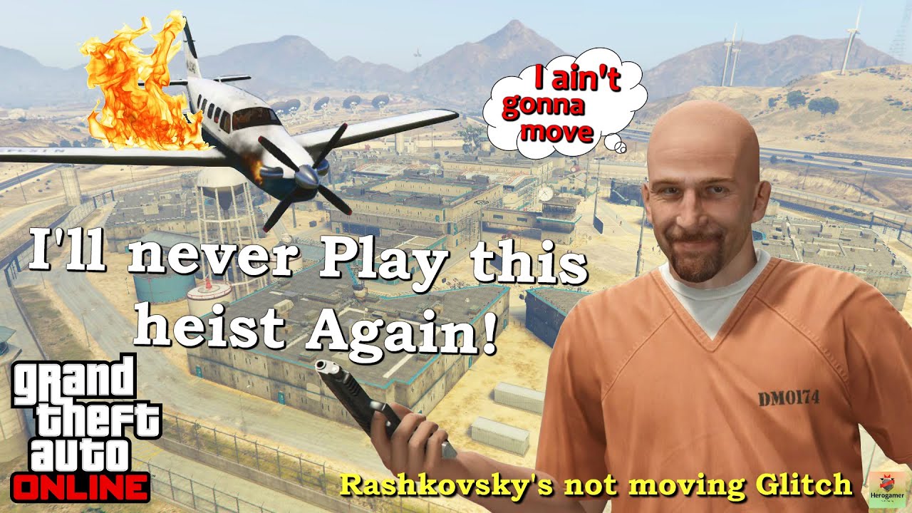 How to make Rashkovsky moving in Prison Break - GTA Online Prison Break Rashkovsky Glitch